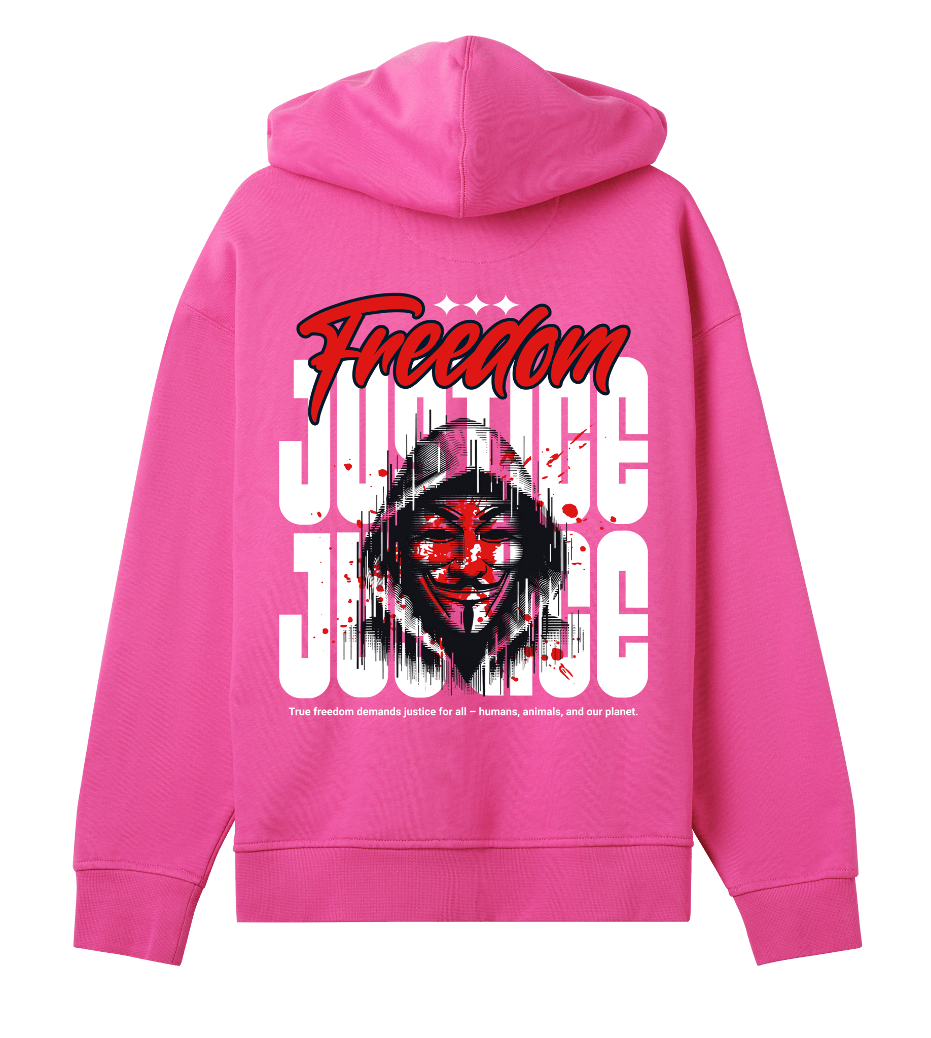 Freedom! Justice! - Proud Vegan