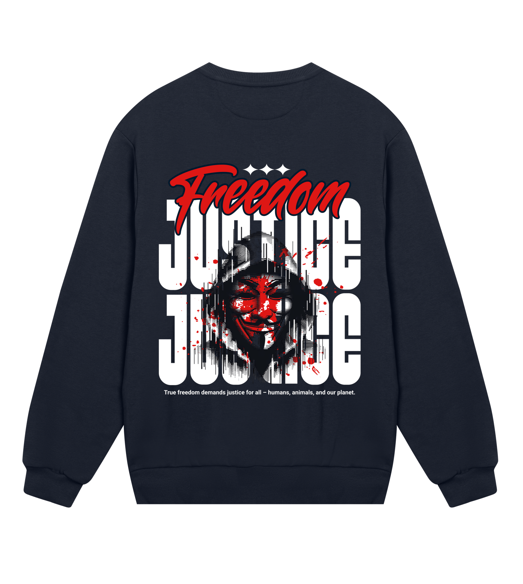 Freedom! Justice! - Proud Vegan