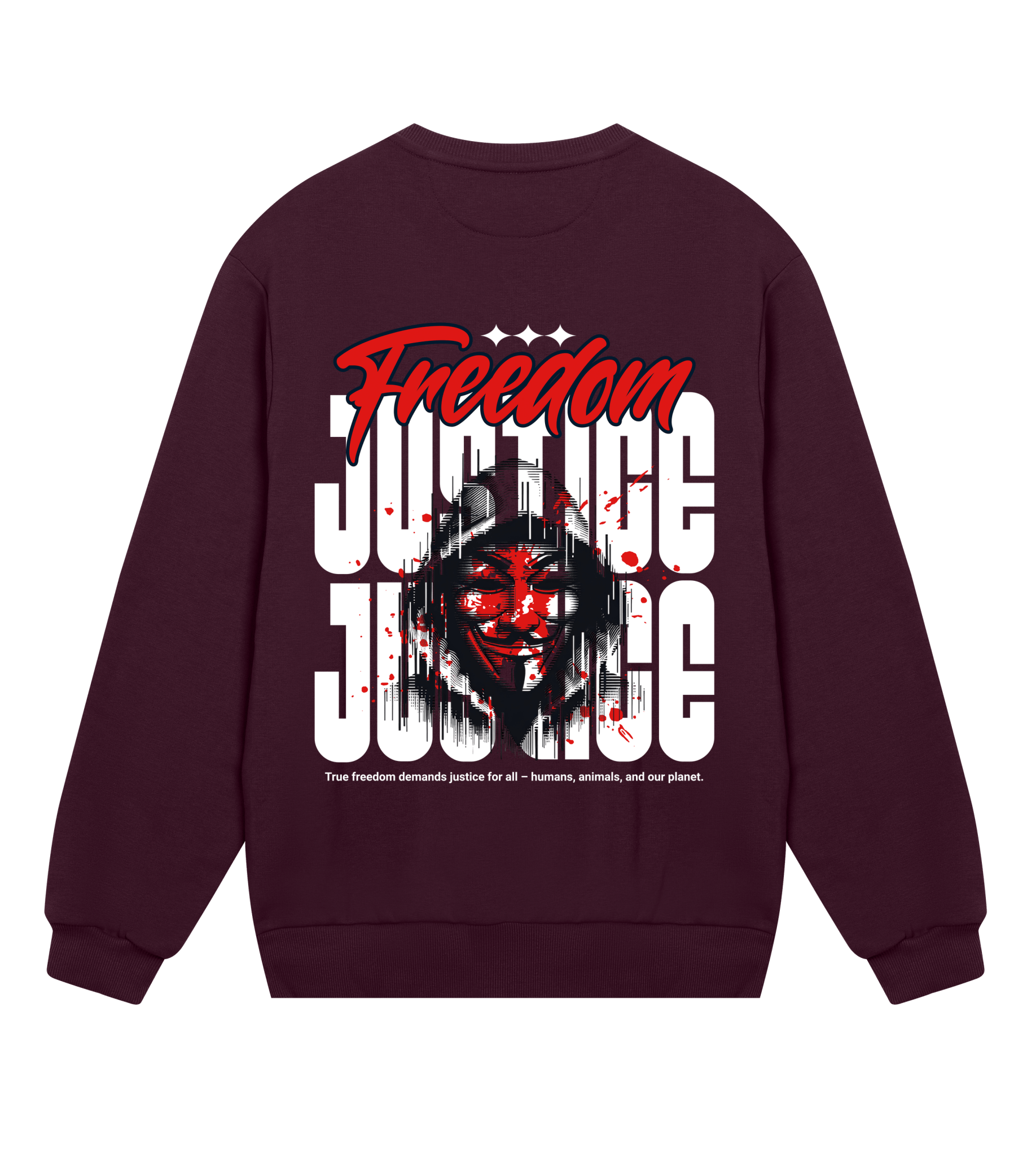 Freedom! Justice! - Proud Vegan