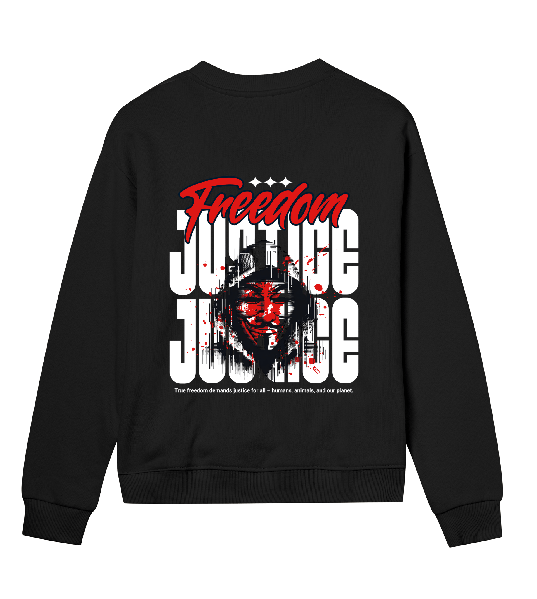 Freedom! Justice! - Proud Vegan