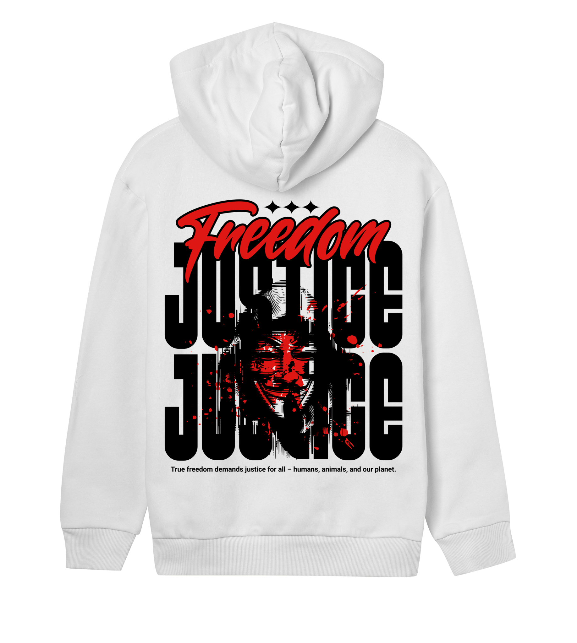 Freedom! Justice! - Proud Vegan