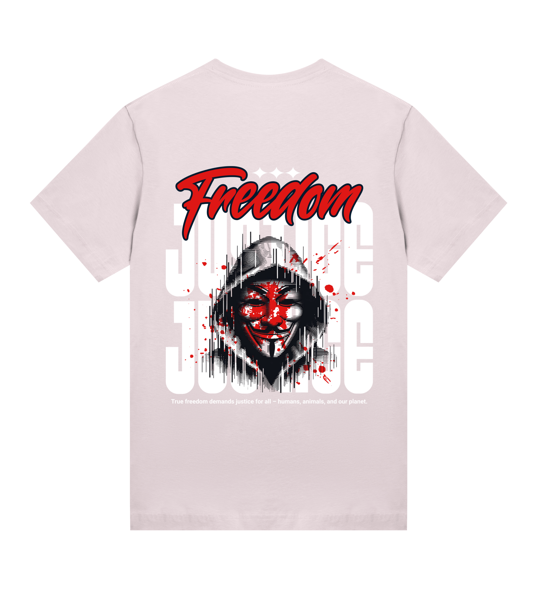 Freedom! Justice! - Proud Vegan