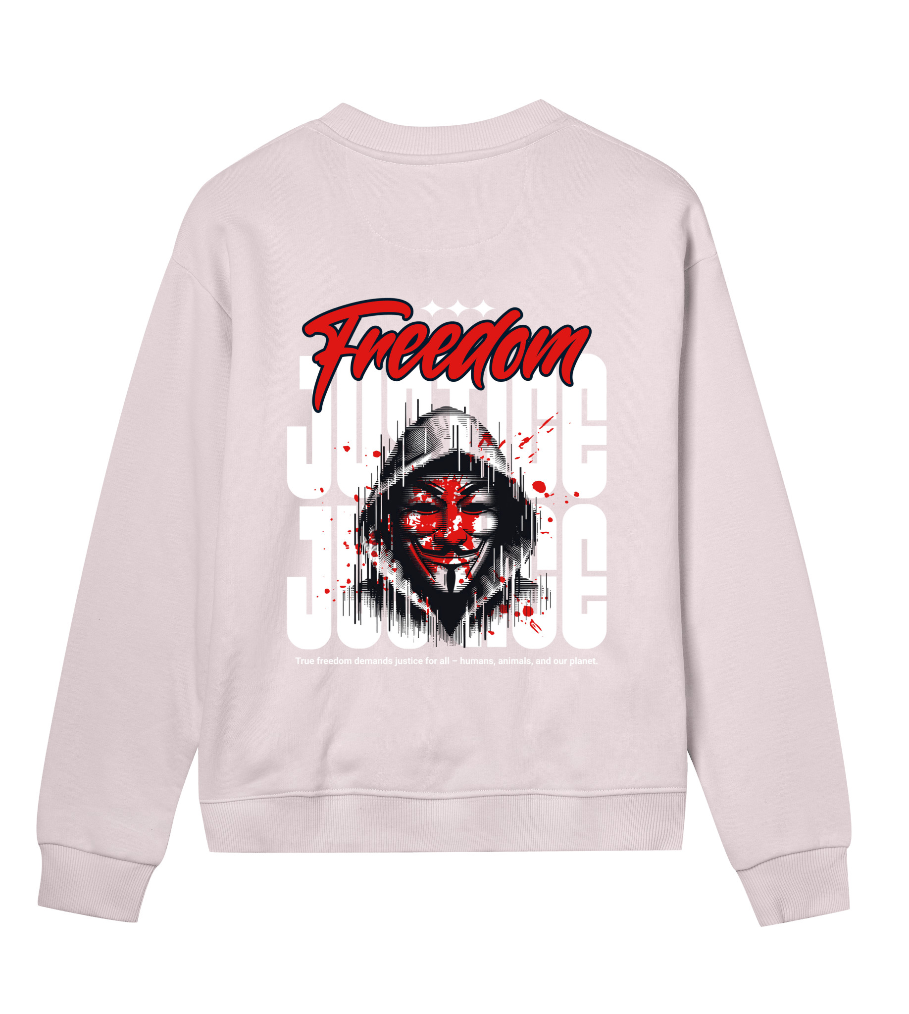 Freedom! Justice! - Proud Vegan